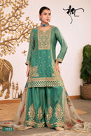 Radha Trendz Sunflower Silk Premium Designer Salwar Suit