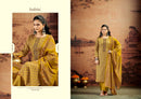 Radhika Fashion Azara Kalki Advance Vol 5 Jam Satin Printed Suit With Embroidery Work