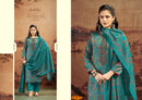 Radhika Fashion Azara Kalki Advance Vol 5 Jam Satin Printed Suit With Embroidery Work