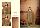 Radhika Fashion Azara Kalki Advance Vol 5 Jam Satin Printed Suit With Embroidery Work