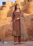Rahi Fab Rising Gold Vol 4 Cotton Printed Suit With Fancy Worked Suits