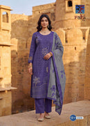 Rahi Fab Rising Gold Vol 4 Cotton Printed Suit With Fancy Worked Suits