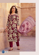 Rahi Fab Ruby Rose Vol 1 Cotton Printed With Fancy Work Suit