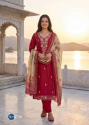 Rahi Fab Ruhani Gul Vol 1 Cotton Embroidered Salwar Suit Designer Cotton Collection