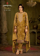 Rangoon Shaira Velvet Heavy Designer Wedding Wear Ladies Suit