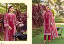 Riaz Arts Bin Saeed Vol 18 Lawn Cotton Digital Print With Heavy Embroidery Work Suit