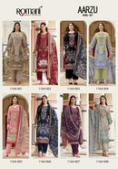 Romani Aarzu Vol 37 Cotton Digital Print Suit With Fancy Embroidery Work
