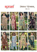 Romani Needle Wonder Vol 16 Cotton Digital Print With Fancy Work Suit Collection