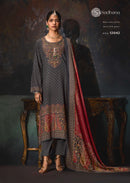 Sadhana Fashion Rosa Pashmina Digital Print Suit With Designer Work