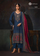 Sadhana Fashion Rosa Pashmina Digital Print Suit With Designer Work