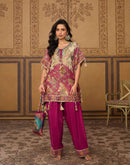 Sayuri Designer Dori Jacquard Silk Festive Wear Top & Bottom Set