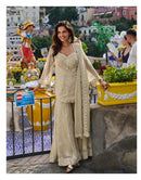 Sayuri Zariya Exclusive Mul Silk Designer Palazzo Suit