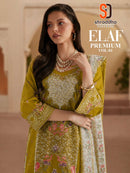Shraddha Designer Elaf Vol 1 Premium Cotton Embroidery Work Suit