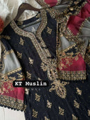 Shree Fabs KT 319 Viscose Digital Print with Designer Work Suit