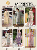Sobia Waseem M Print Vol 1 Lawn Cotton Digital Karachi Print Salwar Suit