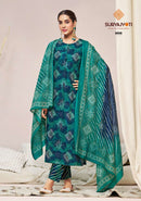 Suryajyoti Bandhani Lehariya Vol 8 Premium Cotton Ready Made Suit