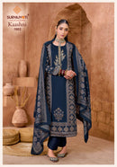 Suryajyoti Kaashni Vol 1 Jam Satin Print With Fancy Work Suit Collection