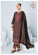 Suryajyoti Kalamkari Vol 1 Jam Satin Print with Fancy Swarovski Work Designer Suit