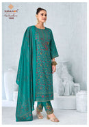 Suryajyoti Kalamkari Vol 1 Jam Satin Print with Fancy Swarovski Work Designer Suit
