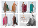 Suryajyoti Kalamkari Vol 1 Jam Satin Print with Fancy Swarovski Work Designer Suit