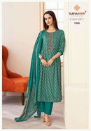 Suryajyoti Kalanidhi Vol 1 Jam Satin Print With Fancy Embroidery Work Suit