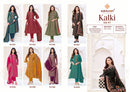 Suryajyoti Kalki Vol 41 Jam Satin Printed Suit With Embroidery Work