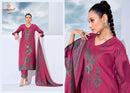 Suryajyoti Kashi Vol 1 Modal Foil Print Fabric With Embroidery Work Suit