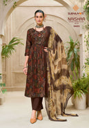 Suryajyoti Naishaa Vol 54 Premium Jam Satin Printed Suit