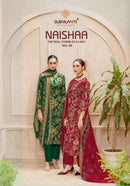 Suryajyoti Naishaa Vol 54 Premium Jam Satin Printed Suit