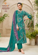 Suryajyoti Naishaa Vol 54 Premium Jam Satin Printed Suit
