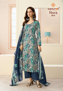 Suryajyoti Nora Vol 2 Jam Satin Print With Fancy Work Suit