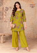 Suryajyoti Rasika Vol 3 Fancy Printed Ladies Top With Bottom Set