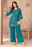 Suryajyoti Rasika Vol 3 Fancy Printed Ladies Top With Bottom Set