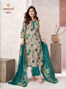 Suryajyoti Trendy Cotton Vol 73 – Cotton Printed Ladies Salwar Suit
