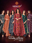 Suryajyoti Trendy Cotton Vol 73 – Cotton Printed Ladies Salwar Suit