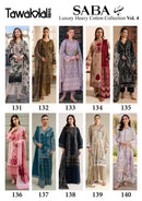 Tawakkal Fabrics Vol 4 Saba Luxury Heavy Cotton Collection