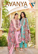 Vandana Creation Lavanya Vol 1 Cotton Digital Karachi Print Salwar Suit