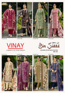 Vinay Bin Saeed Vol 2 Cotton Printed Fancy Embroidered Designer Suit