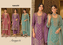 Zaveri Anaya Vol 6 Premium Organza Embroidered Readymade Suit