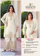 Zorista D No 11006 Silk Heavy Embroidery Designer Premium Salwar Suit Wholesale Surat