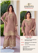 Zorista D No 11006 Silk Heavy Embroidery Designer Premium Salwar Suit Wholesale Surat