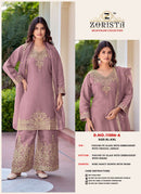 Zorista D No 11006 Silk Heavy Embroidery Designer Premium Salwar Suit Wholesale Surat