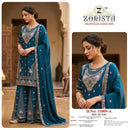 Zorista 11009 Silk Embroidered Designer Work Ready Made Pakistani Suit