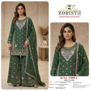 Zorista 11009 Silk Embroidered Designer Work Ready Made Pakistani Suit
