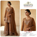 Zorista 11009 Silk Embroidered Designer Work Ready Made Pakistani Suit