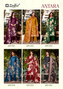 Zulfat Designer Suits Antara Pashmina Suit With Handwork Pakistani Suits