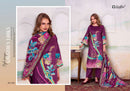 Zulfat Designer Suits Hayat Jam Cotton Print With Fancy Work Suit