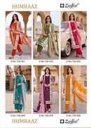 Zulfat Designer Suits Humraaz Jam Cotton Digital Print With Work Suit